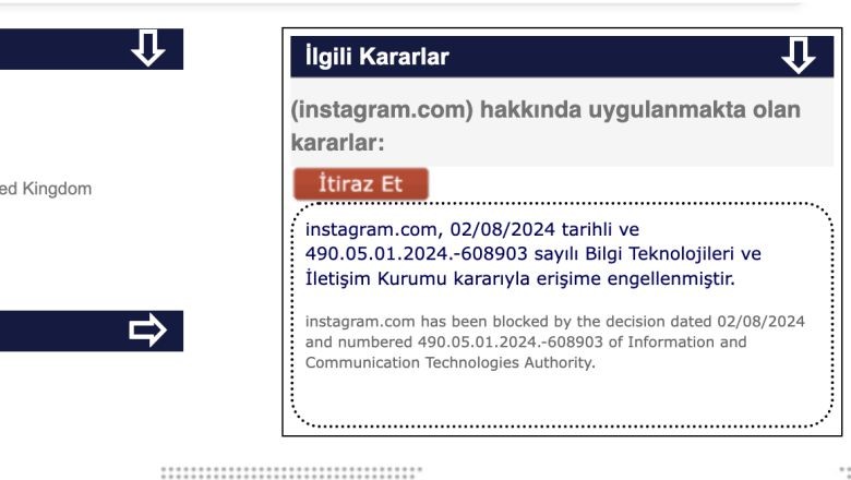 İnstagram Türkiye'de Erişime Kapatıldı!