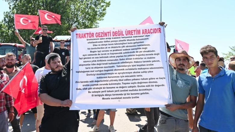 Balıkesir’de Domates Üreticileri Eylemde