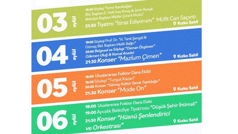 Gömeç'te 8 Gün Sürecek Festivalin Detayları Belli Oldu!