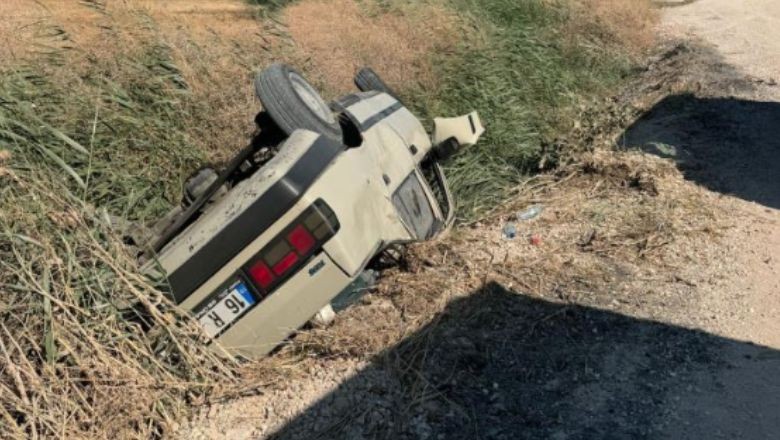 Balıkesir'de Otomobili Devrildi! Canından Olacaktı