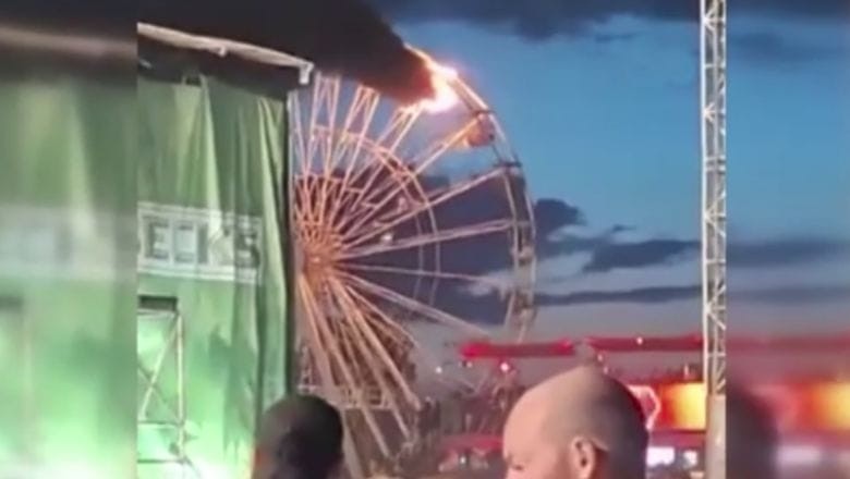 Müzik Festivalinde Dönme Dolap Yangını: 23 Yaralı