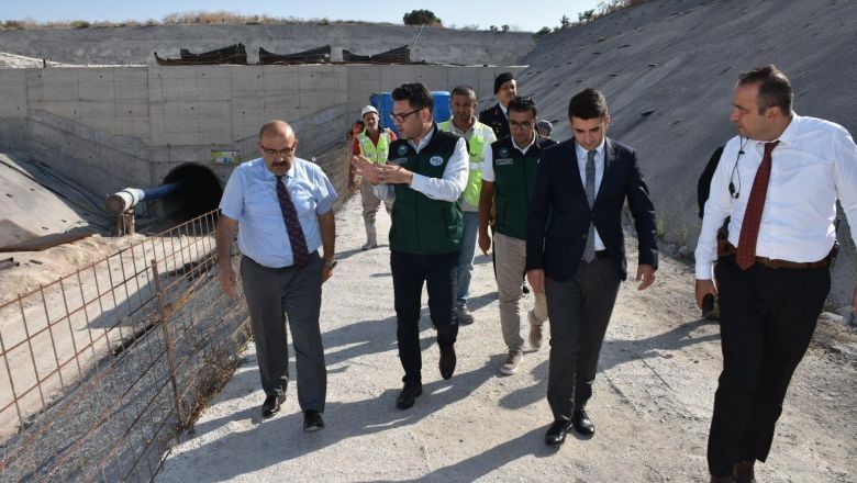 Manyas Sulama Tüneli İncelendi