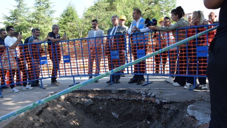 Balıkesir'de Altyapı Yamalı Bohça