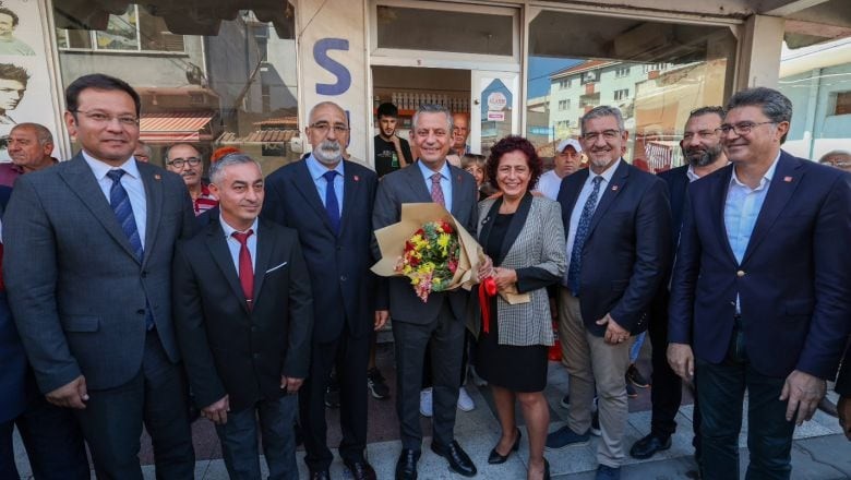CHP Genel Başkanı Özel Manyas'ta