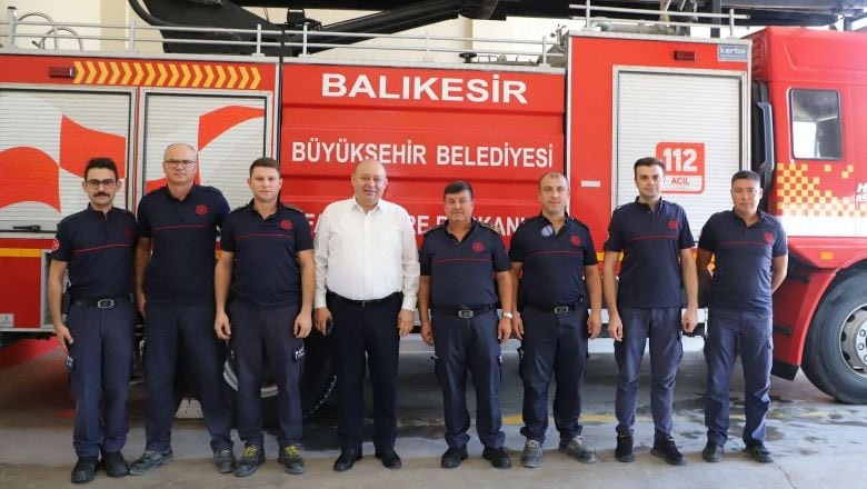 Başkan Palaz'dan İtfaiyecilere Destek!