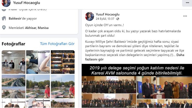 AK Parti İçinde Oyun İçinde OY'un Varmı?
