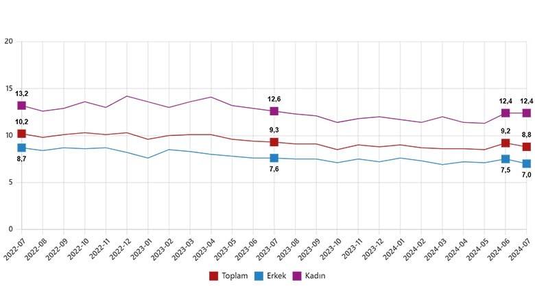 Hanehalkı İşgücü İstatistikleri Açıklandı Hanehalkı İşgücü İstatistikleri Açıklandı