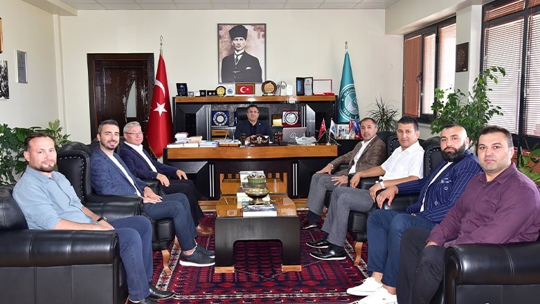 Rektör Oğurlu, Judo Federasyonu Başkanı Huysuz’u Ağırladı