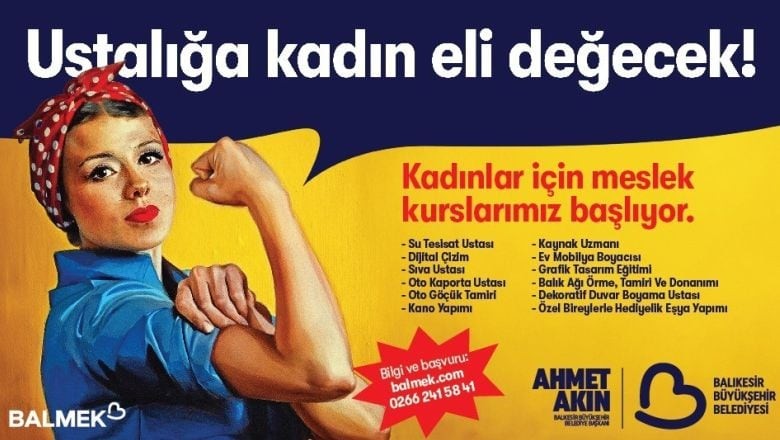 Balıkesir'de Kadın Eli Sanayiye Değiyor