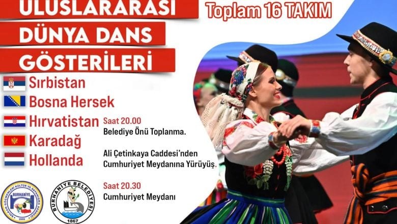 Uluslararası Dünya Dans Gösterileri Balıkesir'de!