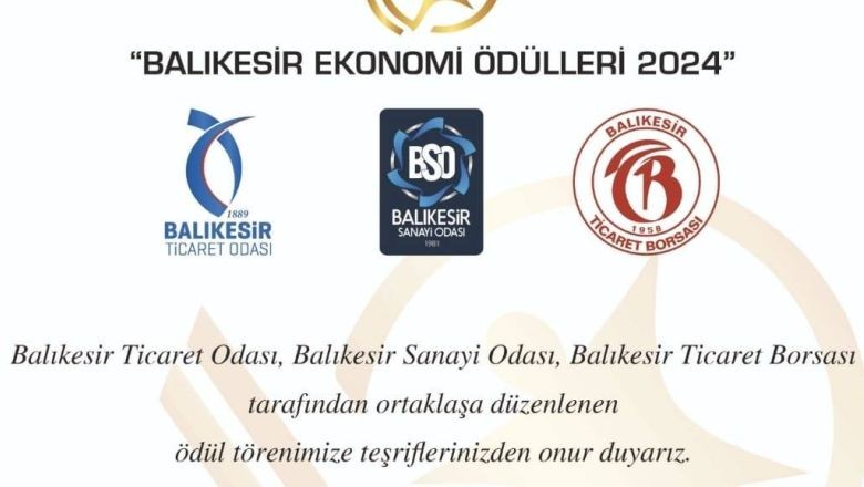 Balıkesir Ekonomi Ödülleri Sahiplerini Bulacak