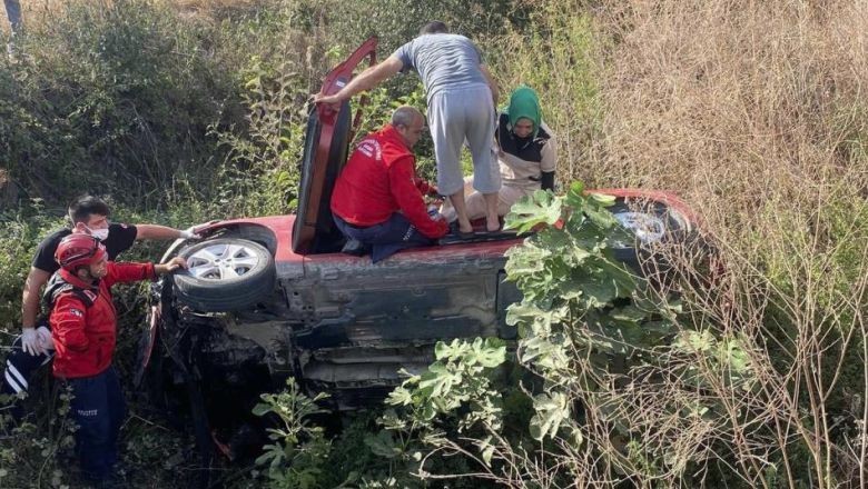 Balıkesir'de Hakimiyetini Kaybetti! Yoldan Çıktı
