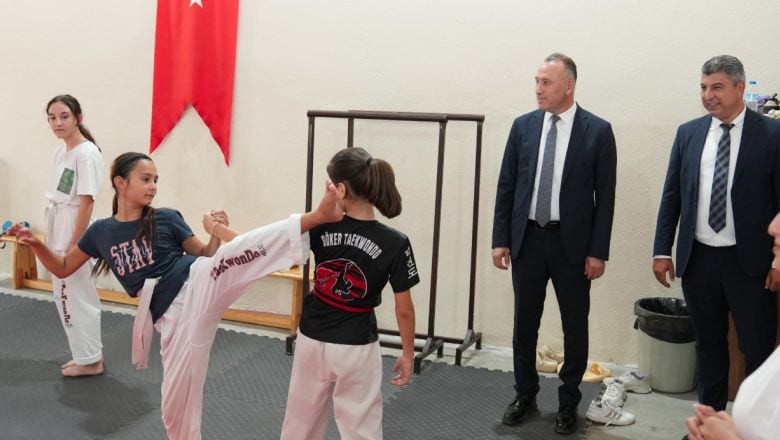 Savaştepe'de Gençler Spor Faaliyetlerinde