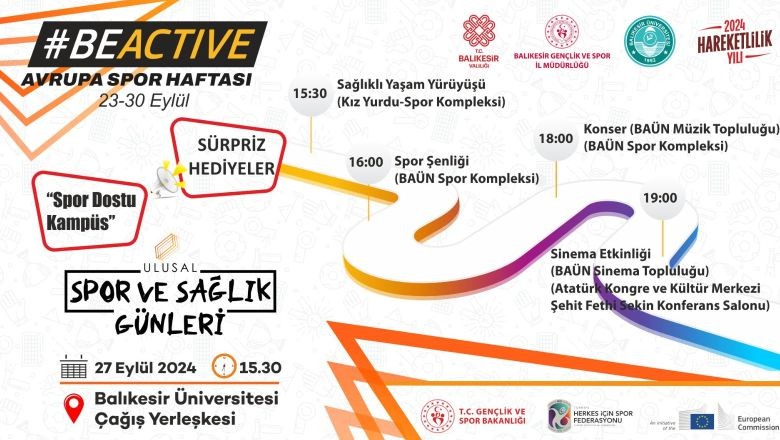 Avrupa Spor Haftası Balıkesir’de Kutlanacak!