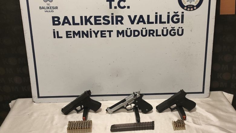 Bandırma'da Silah Operasyonu