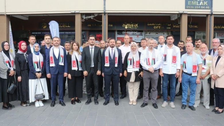 Balıkesir AK Parti Teşkilatı Gazze İçin Buluştu