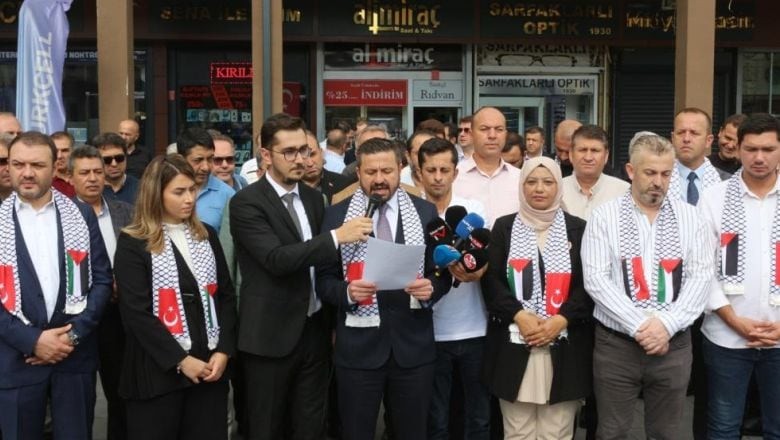 Balıkesir AK Parti Teşkilatı Gazze İçin Buluştu