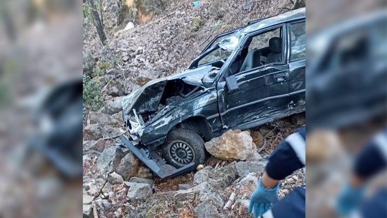 Havran’da Şarampole Uçan Araçta Can Pazarı!