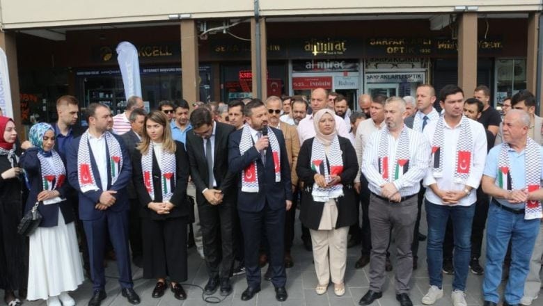 Balıkesir AK Parti Teşkilatı Gazze İçin Buluştu