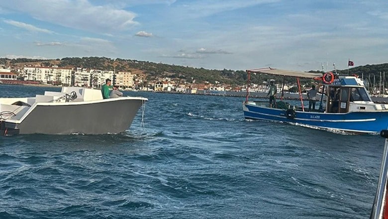 Ayvalık Açıklarında Düzensiz Göçmen Operasyonu