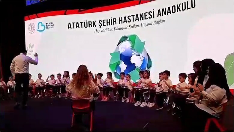 Balıkesir’de ATMA Projesine Çocuklardan Destek Balıkesir’de ATMA Projesine Çocuklardan Destek