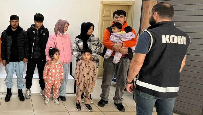 Edremit'te Düzensiz Göçmen Operasyonu Edremit'te Düzensiz Göçmen Operasyonu
