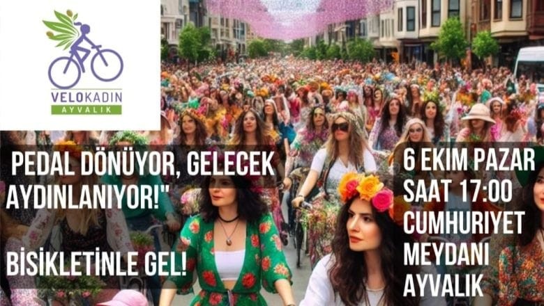 Ayvalık'ta Kadınlar Pedal Çevirecek!