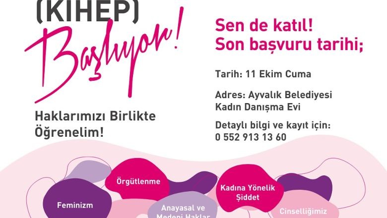 Ayvalık'ta Kadınlar İçin Danışma Evi Kuruluyor!