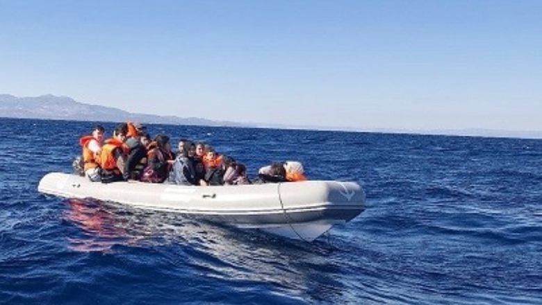 Ayvalık Açıklarında 28 Düzensiz Göçmen Yakalandı