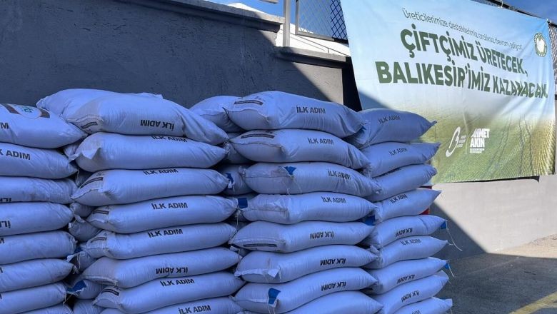 Balya'da Çiftçilerin Yüzü Güldü