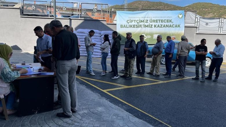 Balya'da Çiftçilerin Yüzü Güldü