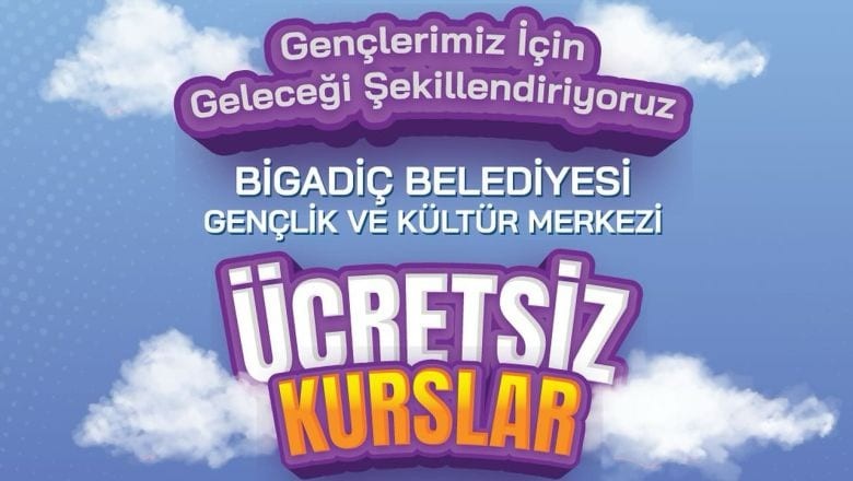 Bigadiç Belediyesi'nden 25 Branşta Ücretsiz Kurs