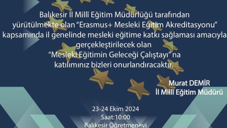 Geleceğin Meslekleri Bu Çalıştayda Konuşulacak
