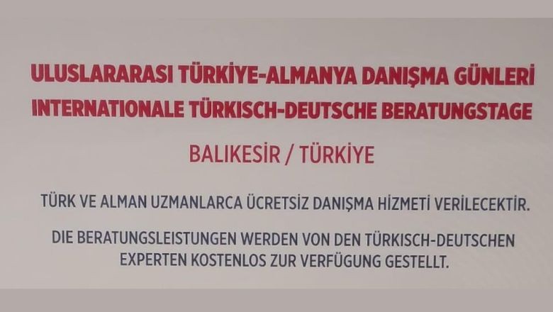 Uluslararası Türkiye-Almanya Danışma Günleri Başlıyor