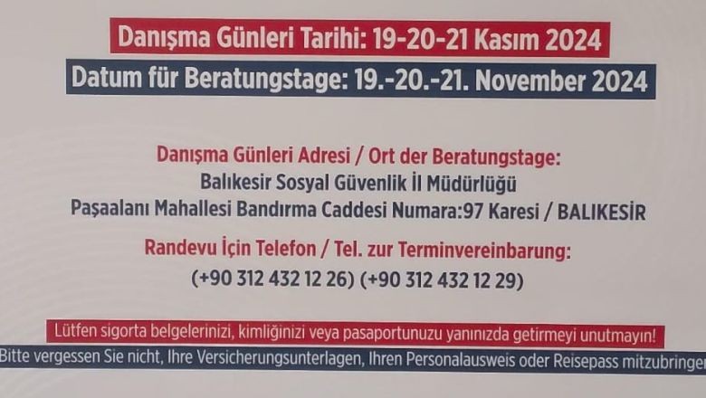 Uluslararası Türkiye-Almanya Danışma Günleri Başlıyor