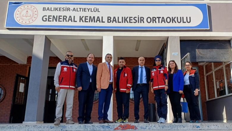 Balıkesir'de Öğrenciler Kriz Anına Hazırlanıyor!