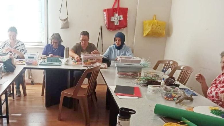 Edremit'te Quilling Sanatı Kursuna Büyük İlgi