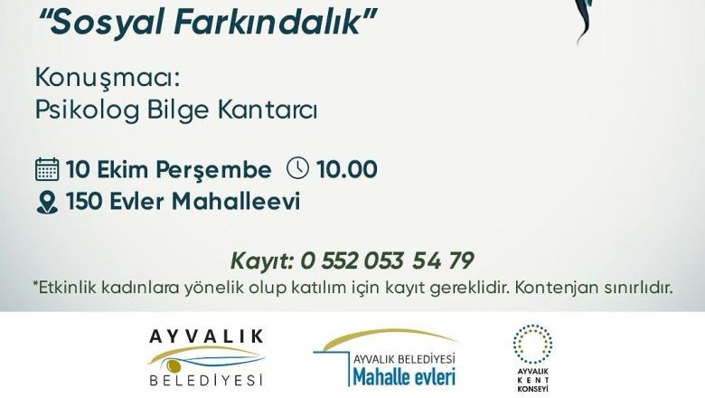 Ayvalık'tan Ruh Sağlığı Günü Farkındalığı