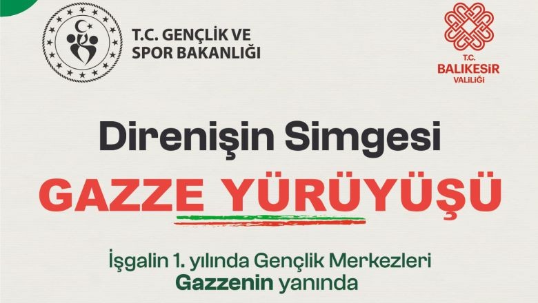 Balıkesir'de Kalpler Gazze İçin Birleşiyor!