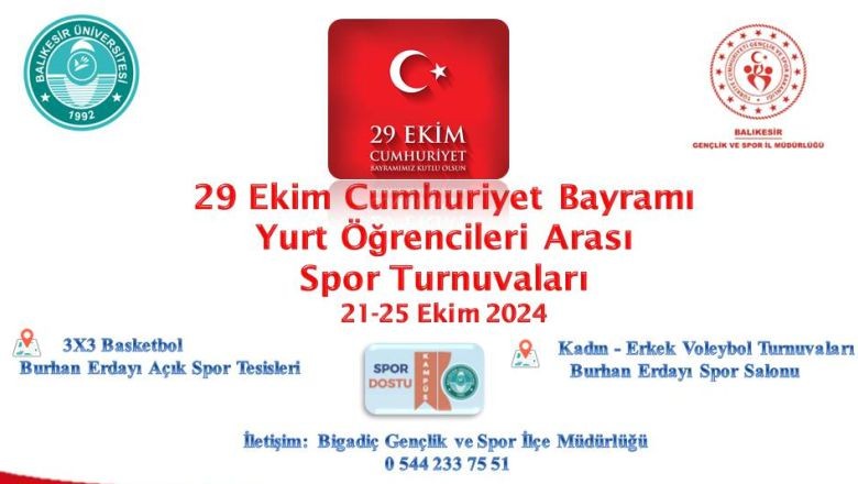 Balıkesir'de Gençler 29 Ekim Müsabakalarına Hazırlanıyor