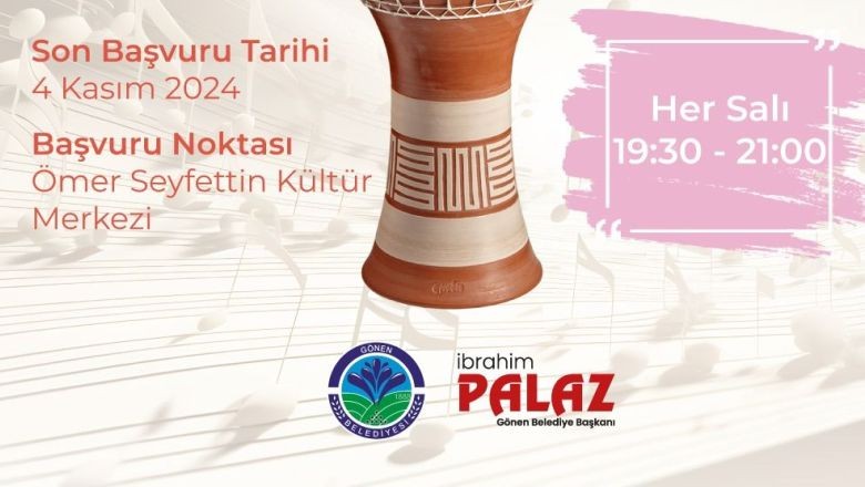 Gönen'de Ritim Kursu Başlıyor!