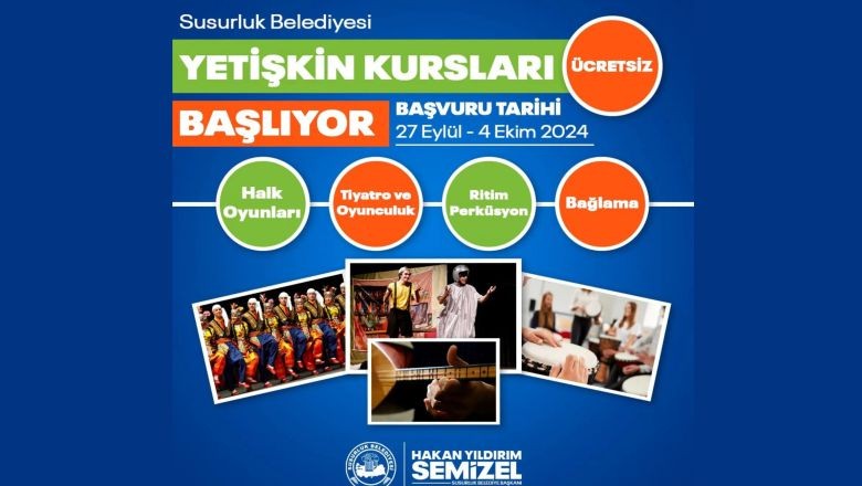 Susurluk'ta Yetişkinler Yeni Beceriler Kazanıyor