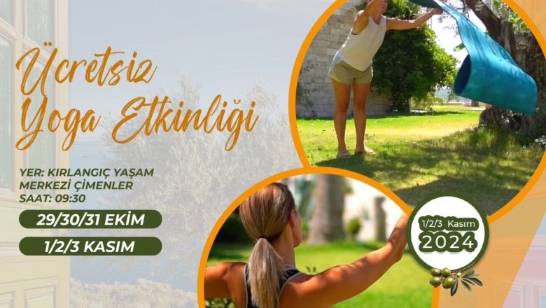 Ayvalık’ta Ücretsiz Yoga Etkinliği Başlayacak