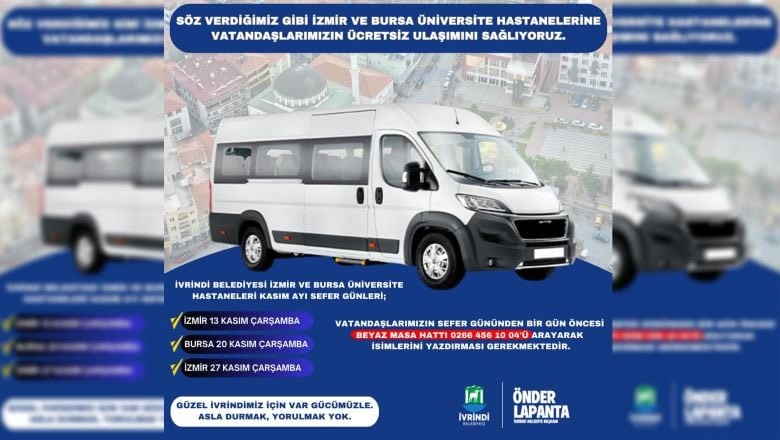 İvrindi'de 2 İle Ücretsiz Seferler Başlıyor