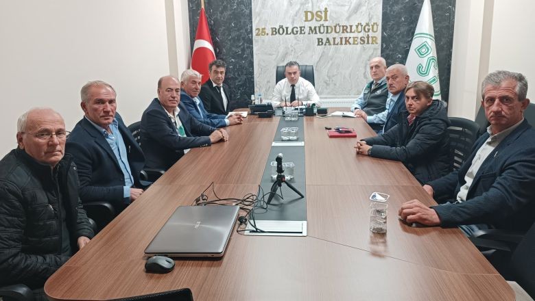 DSİ Bölge Müdürü Muhtarlarla O Konuyu Tartıştı