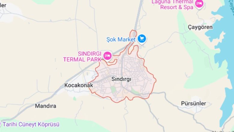 Balıkesir'de Sındırgı İlçesi Nerede