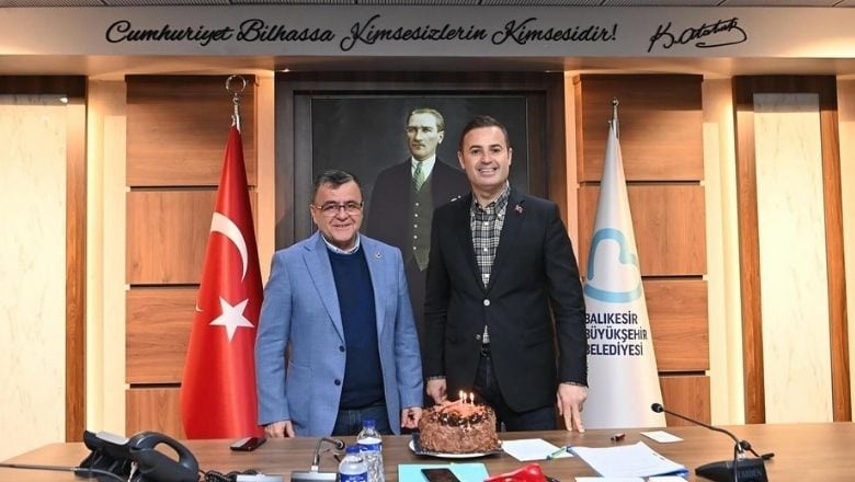Başkan Akın'dan Başkan Şehirliye Sürpriz