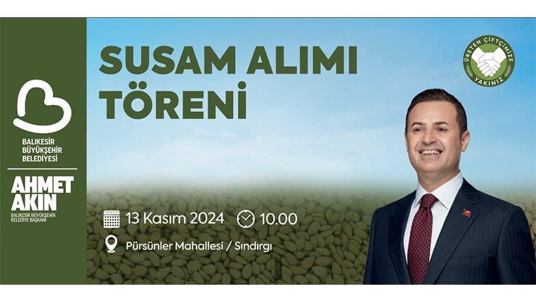 Balıkesir Büyükşehir’den Susam Üreticisine Destek Balıkesir Büyükşehir’den Susam Üreticisine Destek