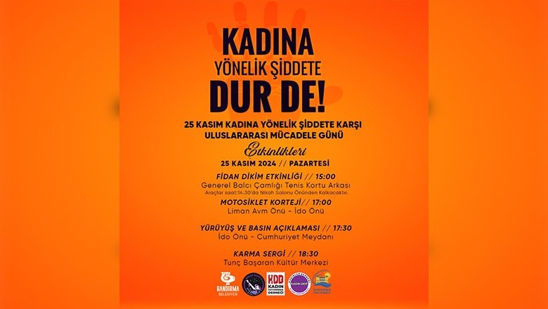 Bandırma’da “Kadına Şiddete Hayır” Etkinlikleri Başlıyor Bandırma’da “Kadına Şiddete Hayır” Etkinlikleri Başlıyor