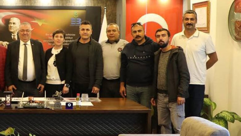 Başkan Ertaş, DİSK Genel-İş Edremit Temsilciliğini Makamında Ağırladı Başkan Ertaş, DİSK Genel-İş Edremit Temsilciliğini Makamında Ağırladı